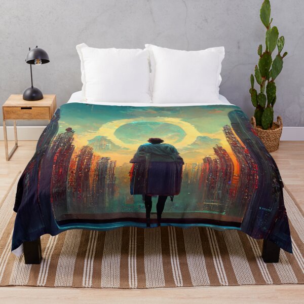 Item preview, She Found Utopia Abstract AI Generated Art designed and sold by MeAI-Art.