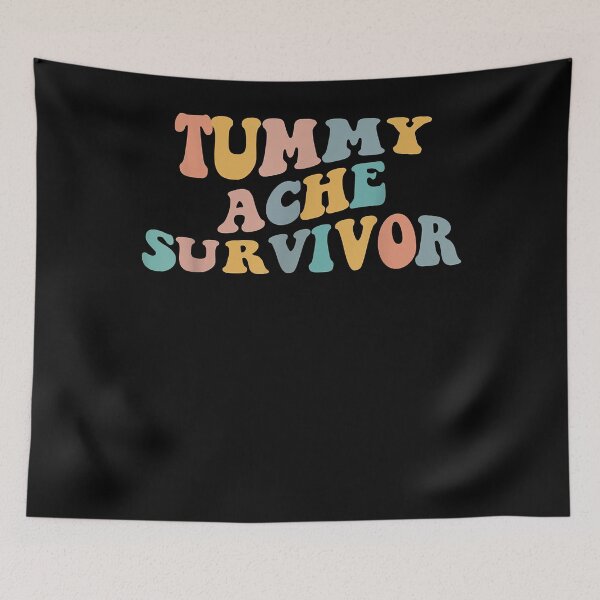 Item preview, Tummy Ache Survivor Retro Vintage (2) designed and sold by NayeliJenkins.