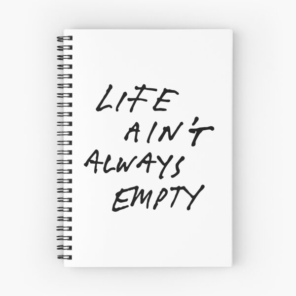 Item preview, Life Ain_t Always Empty - Fontaines D.C. Lyric (Black on White)   designed and sold by Clitcott1111.