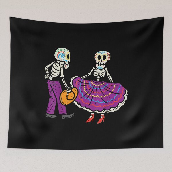 Item preview, Ballet Folklorico Skeleton Sugar Skull Dia De Los Muertos designed and sold by Leohun.