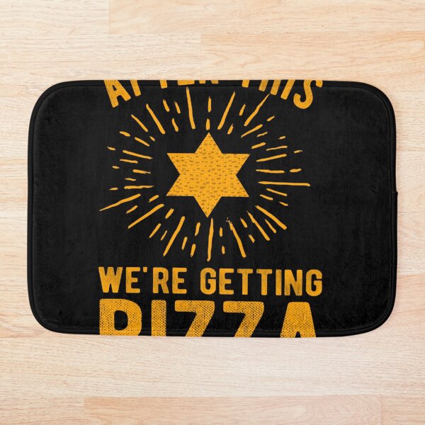 &amp;quot;Danach bekamen wir Pizza Jüdischer Humor Pessach Seder&amp;quot; Badematte von ...