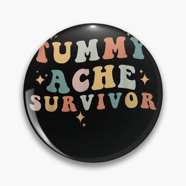 Item preview, Tummy Ache Survivor Retro Vintage designed and sold by NayeliJenkins.