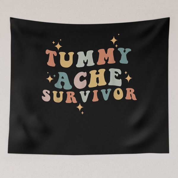 Item preview, Tummy Ache Survivor Retro Vintage designed and sold by NayeliJenkins.
