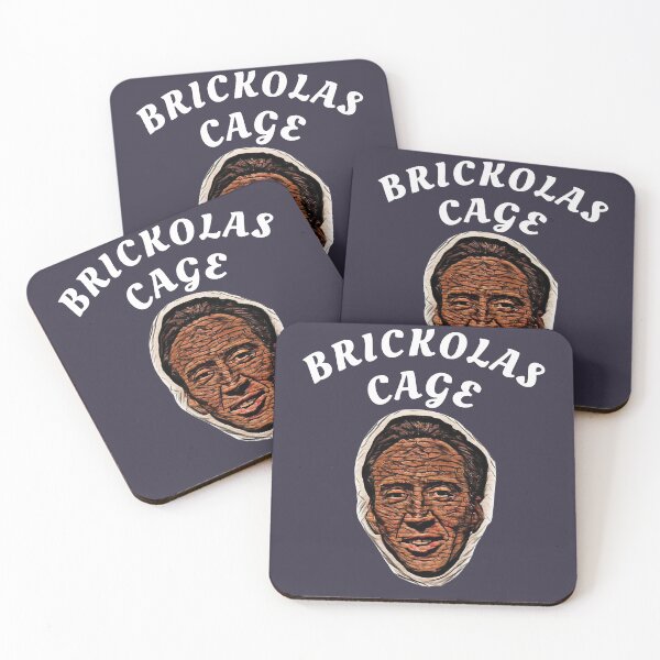 Item preview, My Favorite People Brickolas Cage, Funny Nick Cage Design White Merch designed and sold by AxelEbert69.