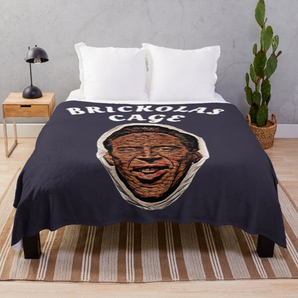 Item preview, My Favorite People Brickolas Cage, Funny Nick Cage Design White Merch designed and sold by AxelEbert69.