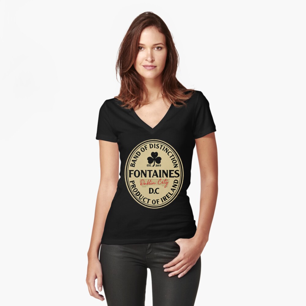 Item preview, Fitted V-Neck T-Shirt designed and sold by Clitcott1111.