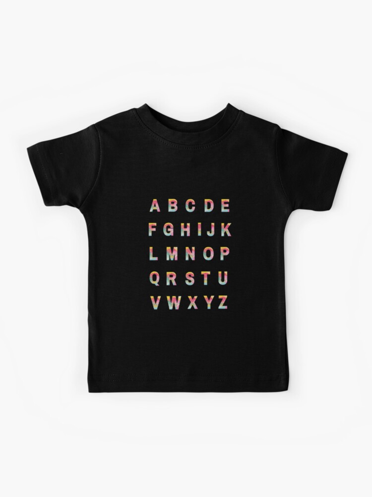  Alphabet Lore for Boys - Kids Letter Number T-Shirt : Clothing,  Shoes & Jewelry