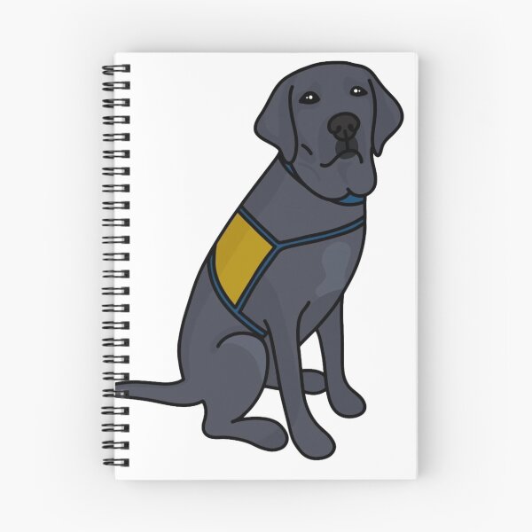 Item preview, Black Lab Yellow Vest Service Dog designed and sold by KatiesCanines.
