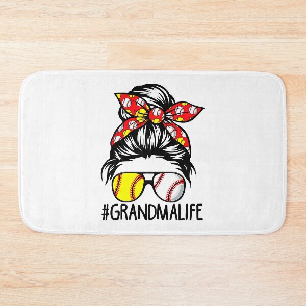 Item preview, Baseball Softball Grandma Life Dy Messy Bun Mother's Day designed and sold by MichelSorour.