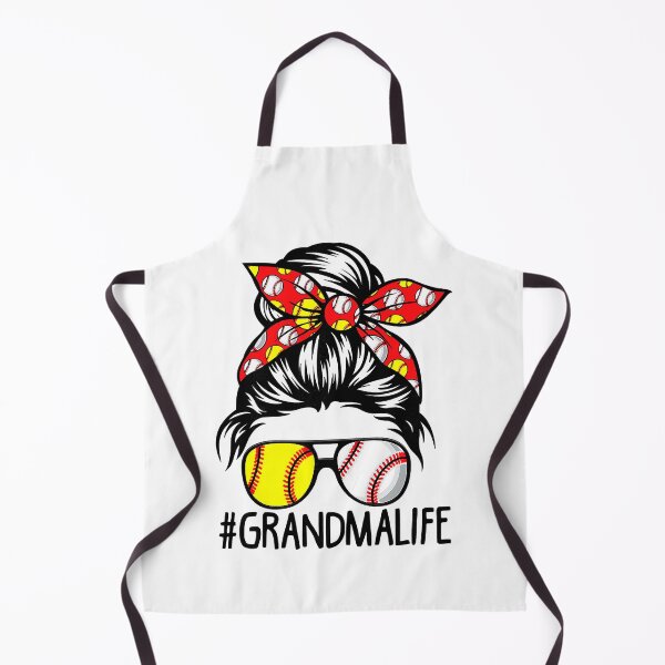 Item preview, Baseball Softball Grandma Life Dy Messy Bun Mother's Day designed and sold by MichelSorour.
