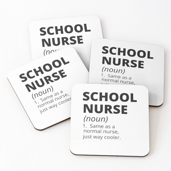 Item preview, School nurse funny definition designed and sold by POPLIN ⭐ ⭐ ⭐ ⭐ ⭐.