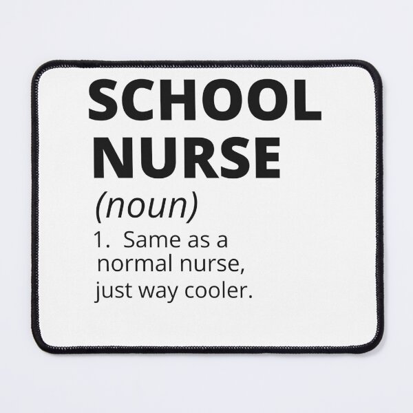 Item preview, School nurse funny definition designed and sold by POPLIN ⭐ ⭐ ⭐ ⭐ ⭐.