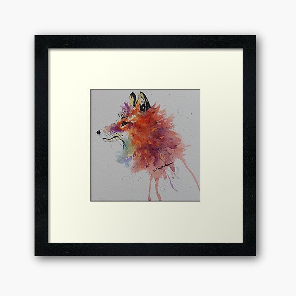 A Foxy Life Framed Art Print