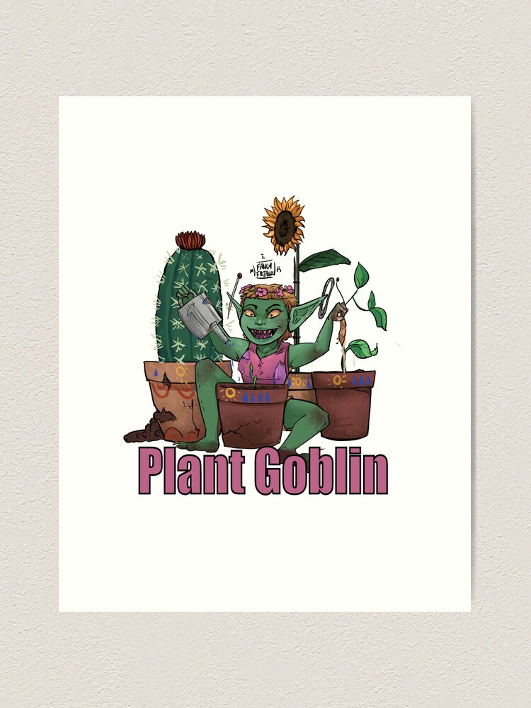 Plant Goblin Art Print