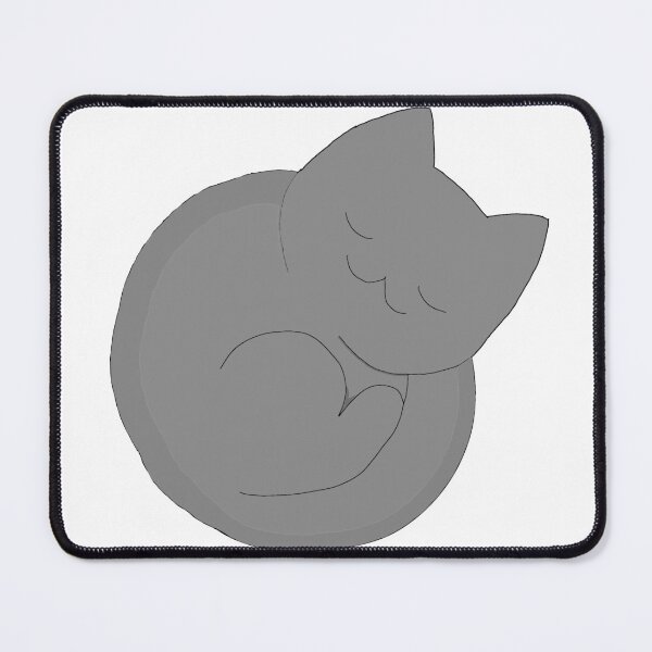 Item preview, Sleeping Gray Cat designed and sold by zoocuties.