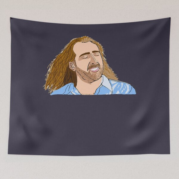 Item preview, Vintage Con air Nicolas Cage Breathing in fresh air designed and sold by AxelEbert69.