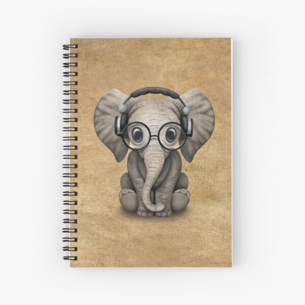 Baby Elephant and Duck, Notebook Blank Journal