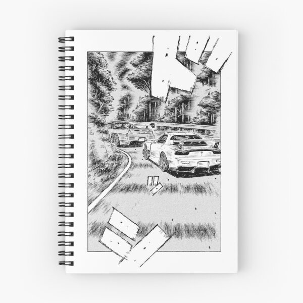 Item preview, Initial D Manga Panel RX7 VS NSX designed and sold by GeeknGo.