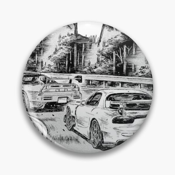 Item preview, Initial D Manga Panel RX7 VS NSX designed and sold by GeeknGo.