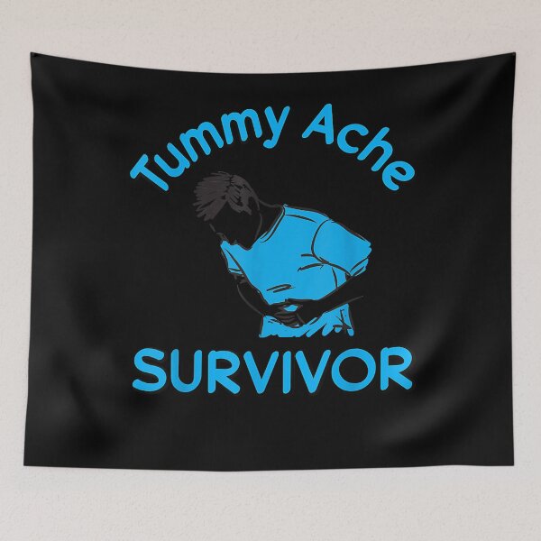 Item preview, Vintage Tummy Ache Survivor Stomachache IBS Funny Men Women designed and sold by NayeliJenkins.