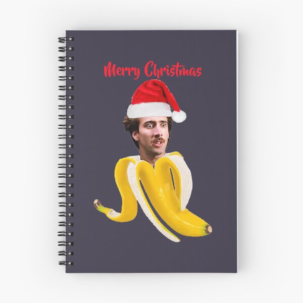 Artikelvorschau, Vintage Retro Christmas Nicholas Käfig in einer Banane entworfen und verkauft von AxelEbert69.