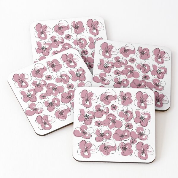 Item preview, Shower of Flowers Pink designed and sold by abramichellemorris.