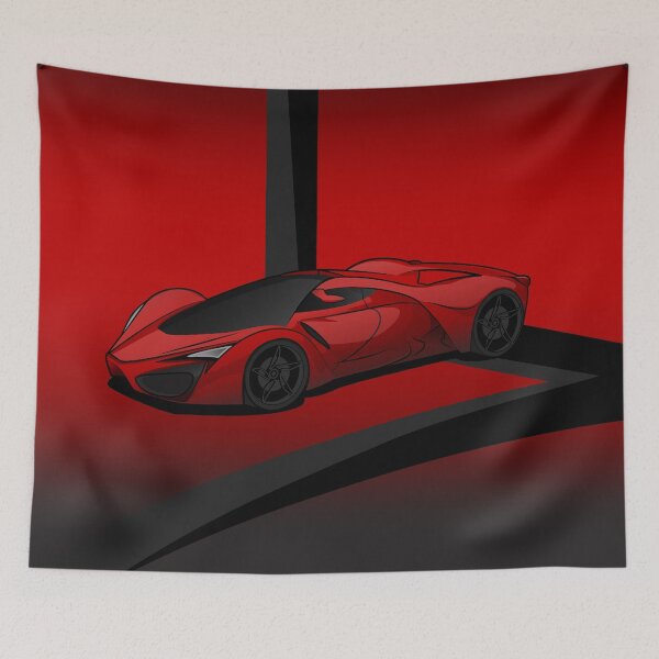 Item preview, Red racing sport car  designed and sold by Milatoo.