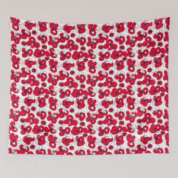 Item preview, Shower of Flowers Red designed and sold by abramichellemorris.