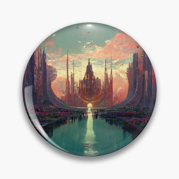 Item preview, Megastructure Utopia Abstract AI Generated Art designed and sold by MeAI-Art.