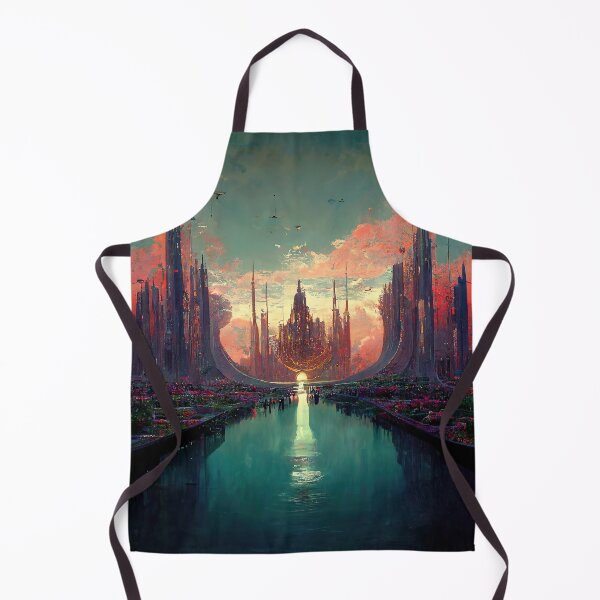 Item preview, Megastructure Utopia Abstract AI Generated Art designed and sold by MeAI-Art.