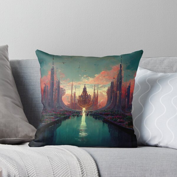Item preview, Megastructure Utopia Abstract AI Generated Art designed and sold by MeAI-Art.