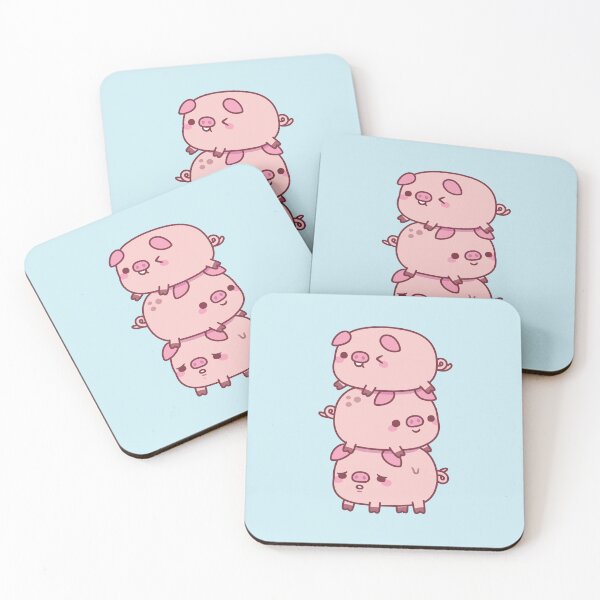 Item preview, Cute Three Little Pigs Stacked Together Funny designed and sold by rustydoodle.