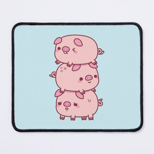 Item preview, Cute Three Little Pigs Stacked Together Funny designed and sold by rustydoodle.