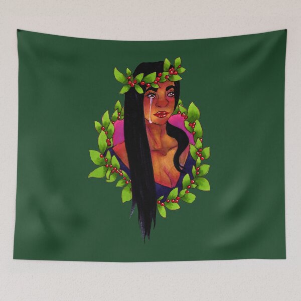 Item preview, Draped in Holly designed and sold by AvalonUnmuzzled.