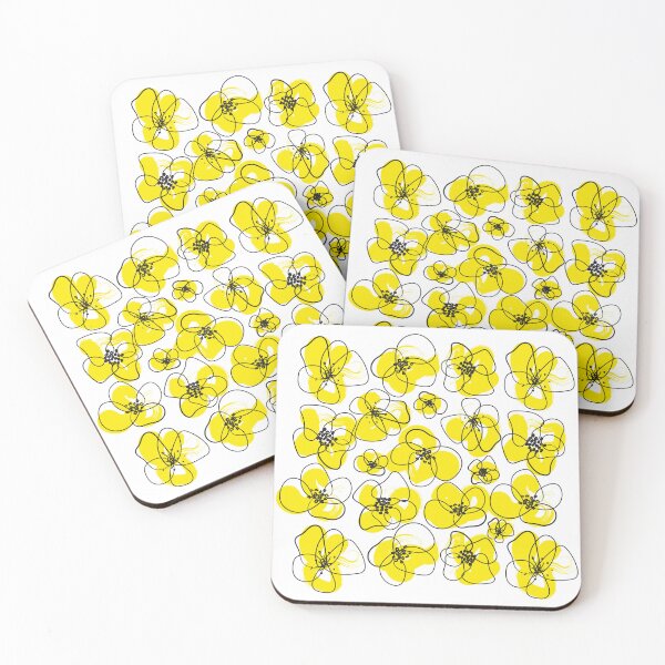 Item preview, Shower of Flowers Yellow designed and sold by abramichellemorris.
