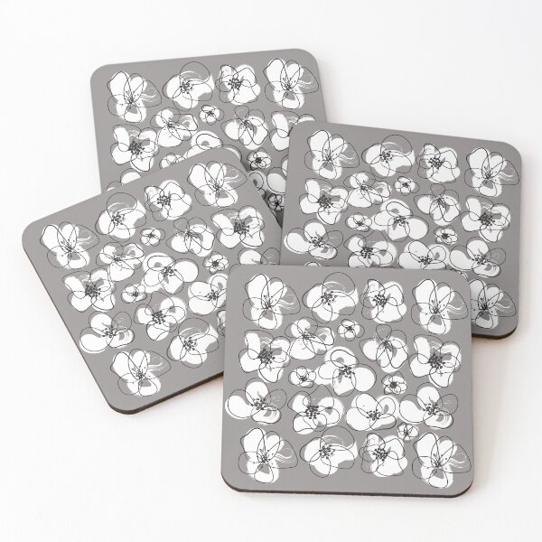 Item preview, Shower of Flowers White designed and sold by abramichellemorris.