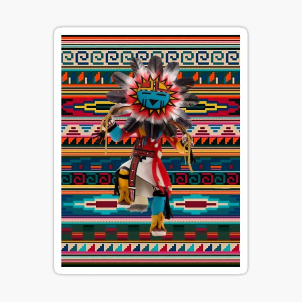 “Kachina Doll Art” Sticker for Sale by Skyviper | Redbubble