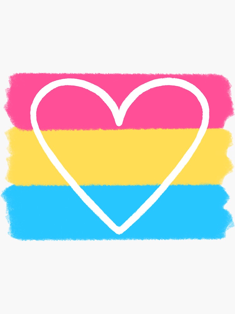 "Pan flag 2" Sticker for Sale by BugPokemonBoy Redbubble