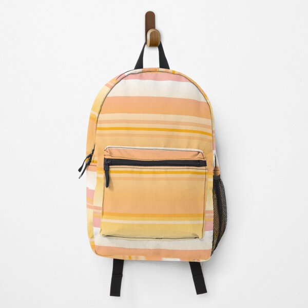 Item preview, Peach horizontal striped | light academia colors striped designed and sold by lausn.