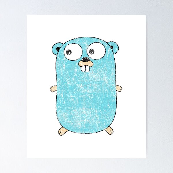 Item preview, Vintage Go Golang Gopher designed and sold by vladocar.