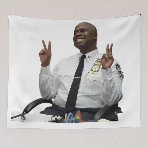 Item preview, Happy Captain Holt designed and sold by DinoMars.