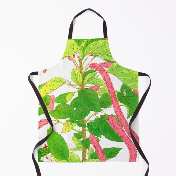 Item preview, Japanese Woodblock Painting Of Vintage heliotrope & Acalypha Flower designed and sold by Tamas Das.