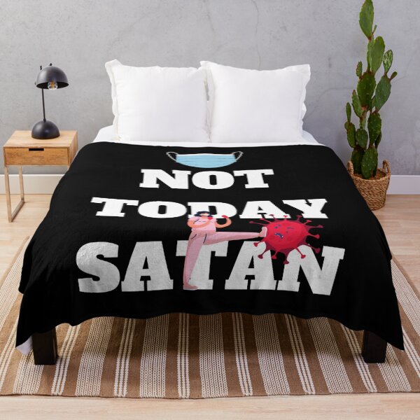 Item preview, Not Today Satan | Covid 19 | Coronavirus designed and sold by NobleForte.