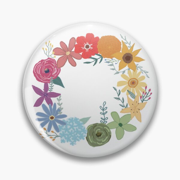 Item preview, Floral Color Wheel  designed and sold by Nina Susan Design.