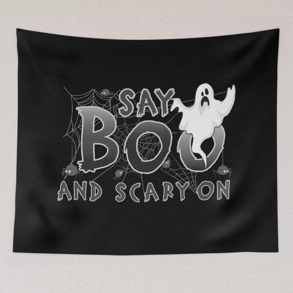 Item preview,  Say Boo and Scary on Halloween                                      designed and sold by onzpacesdesign.