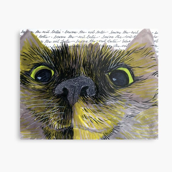 Scary Face Metal Print