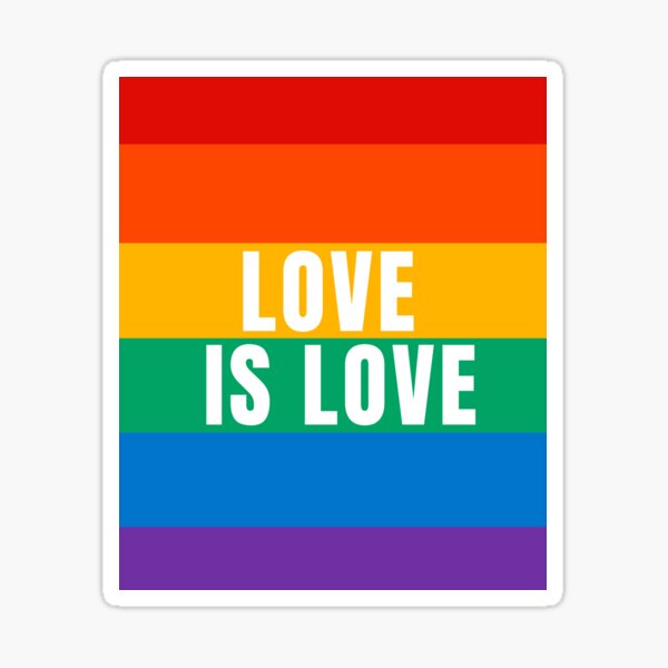 Love Is Love Gay Pride Month Lgbt Pansexual Rainbow Flag Sticker For Sale By Nikoshopx