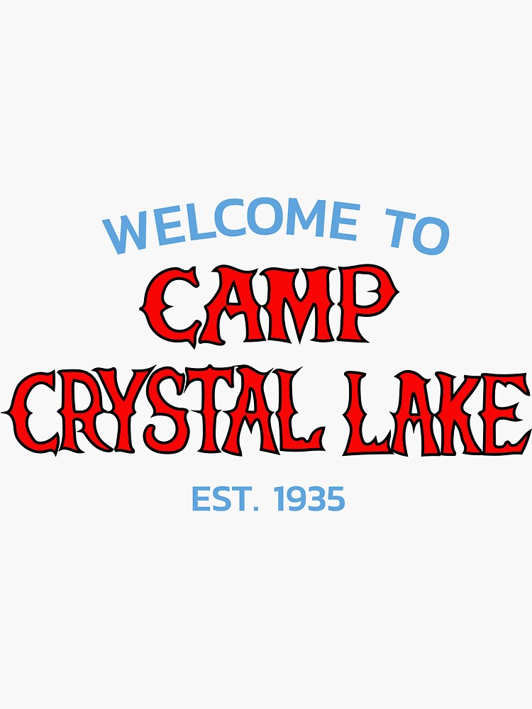 Crystal Lake Magnet Decal – 5-Inch Vinyl Bumper Sticker, Weather-Resistant, Made In USA