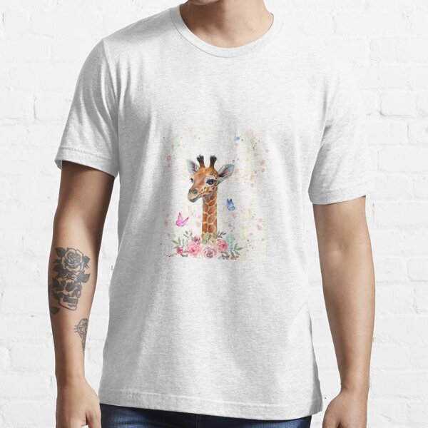 Giraffe Fact Mens T-Shirt - The Fact Shop