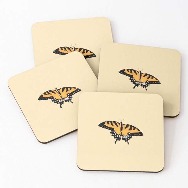 Item preview, orange yellow butterfly  designed and sold by abby cartwright.